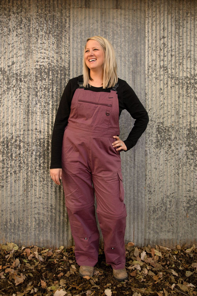 Classic Overall | Eggplant | Rosies Workwear | Coveralls