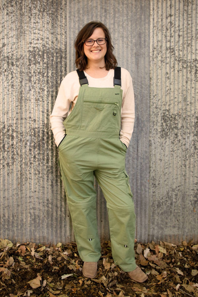 Vise clothing オリーブグリーン オーバーオール Classic Overall | Vineyard Green (with new magnetic clips